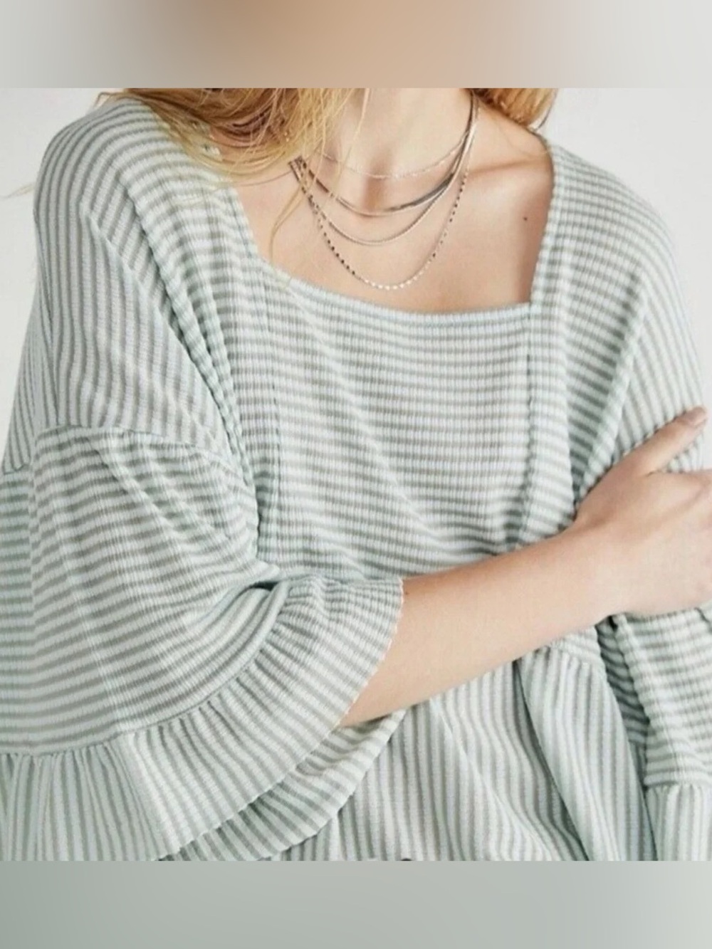 Free People Beach El Mar Striped Mini Dress NWT - Picture 2 of 7